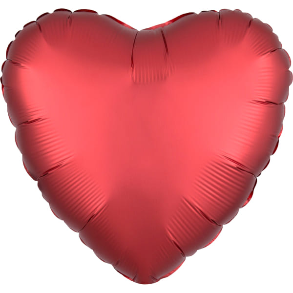 Folienballon - Herz - Rot - 45cm
