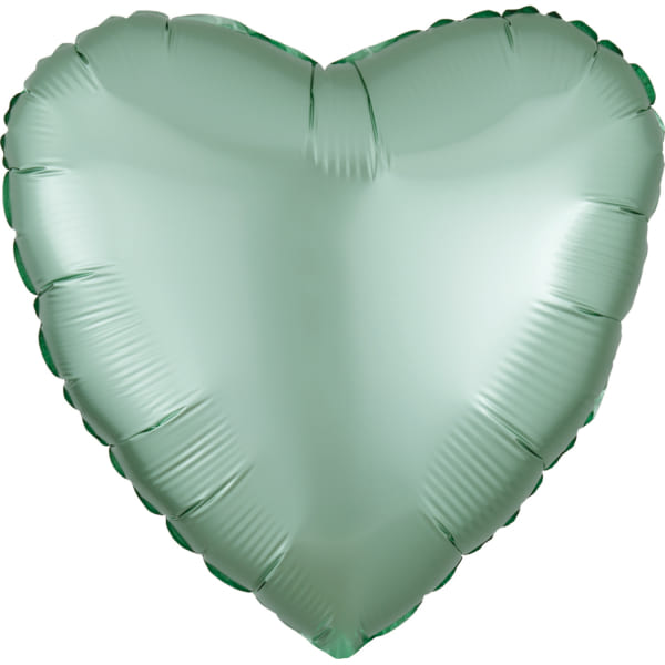 Folienballon - Herz - Mint - 45cm