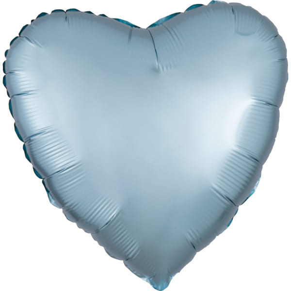Folienballon - Herz - Hellblau - 45cm